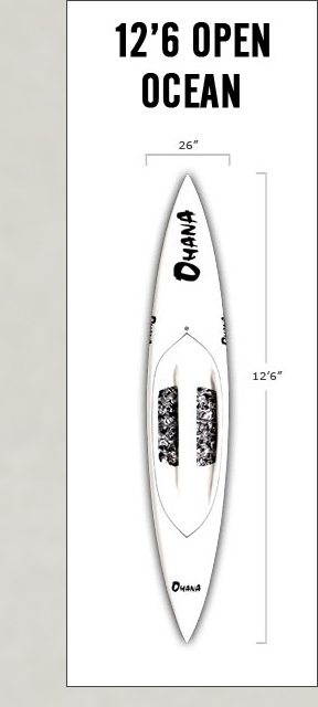 ohana paddleboards 12ft 6in open ocean racer image of ohana paddleboards 12ft 6in open ocean racer